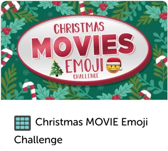 Christmas movie emoji challenge trivia quiz