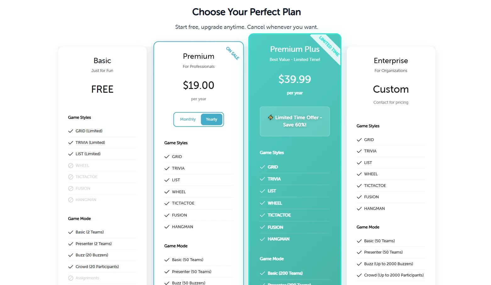 triviamaker pricing